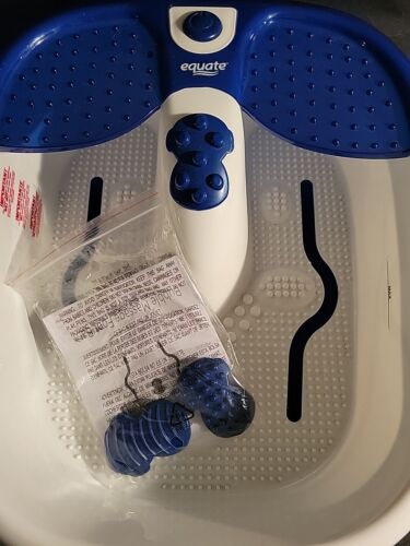 Equate Foot Bath Toe Touch Control Heated Bubble Massage New! No Box - Picture 4 of 7