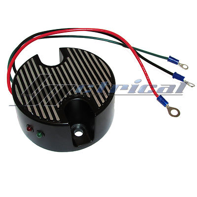 NEW BLACK VOLTAGE REGULATOR GENERATOR END COVER FOR HARLEY DAVIDSON SPORTSTER