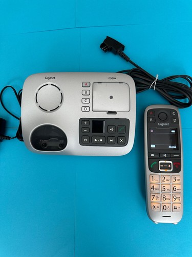 Gigaset E560A Silber Schnurloses Telefon Seniorentelefon - Bild 4 von 6