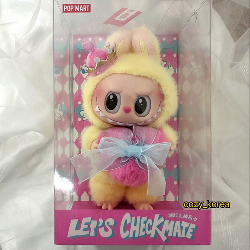 100% Authentic POP MART LABUBU Let's Checkmate THE MONSTERS Plush Hanging Card - Picture 3 of 5