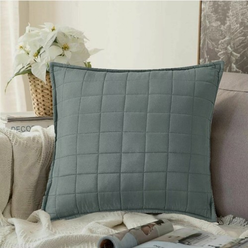 Filled Cushion with Microfiber Cushion Pad OR Quilted Cushion Cover Pair 17"x17" - Picture 11 of 11