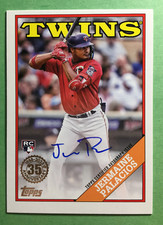 2023 Topps #88BA-JP Jermaine Palacios RC Auto Minnesota Twins