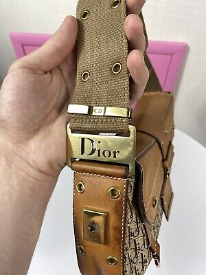 Christian Dior Street Chic Columbus Trotter Brown Baguette Christian Dior Street Chic Columbus Trotter Brown Baguette