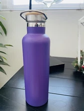 Vacuum Flask Coffee Bottle Thermo Stainless Steel  25oz  Purple New