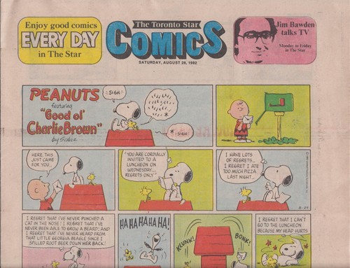 The Saturday Toronto Star Aug 28 1982 Complete Issue w. TV Guide & Comics Rare - Bild 12 von 12