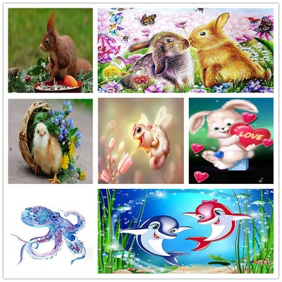 Full Drill Smile Sloth 5D Diamond Painting Cross Stitch Embroidery Crafts Decors