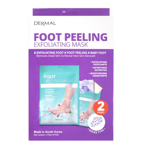 Dermal - Fußpeeling Peeling Maske 4 Blatt