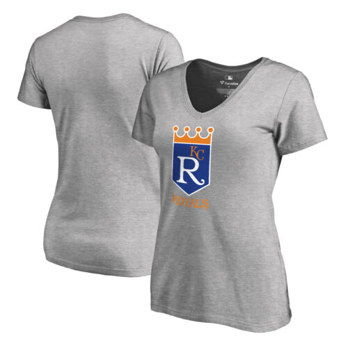 Women's Ash Kansas City Royals Cooperstown Collection Forbes T-Shirt