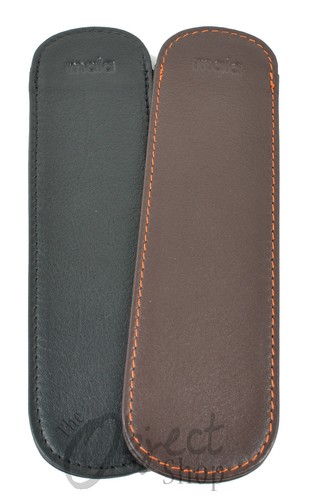 Mala Leather Small Pen Case Pouch Slip Sleeve Cover Holder E  Pencil Pocket - Picture 3 of 21