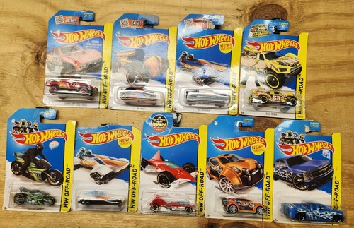 Hot Wheels 2014-2015 HW Off-Road Konvolut 9 Autos