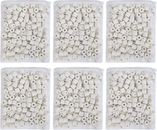 6 Lbs Bio Ceramic Rings Aquarium Filter Media in 6 Free Mesh Bags for Freshwater