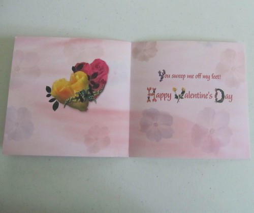 Leanin Tree Valentine's Day Love Greeting Card Flowers Multi Color R54 - Picture 2 of 2