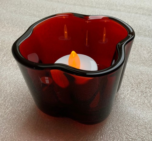 Iittala Alvar Aalto mirtillo votivo tealight 60 mm/2,36 pollici NUOVA confezione regalo - Foto 2 di 7