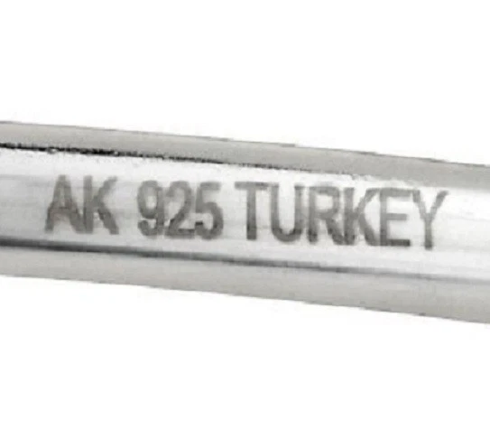 Diamond Cut Double Oval Link Bracelet Anti-Tarnish REAL 925 Sterling Silver QVC - Image 2 of 2