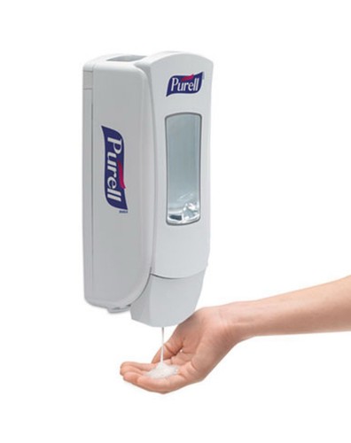 Dispensador desinfectante de manos estilo empuje Purell ADX-12, 1200 ml, blanco, 8820-06 - Imagen 3 de 3
