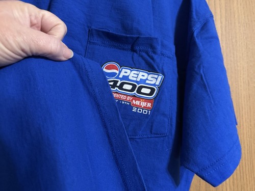 2001 Nascar MIS Pepsi 400 Race Herren T-Shirt XL - Bild 5 von 12