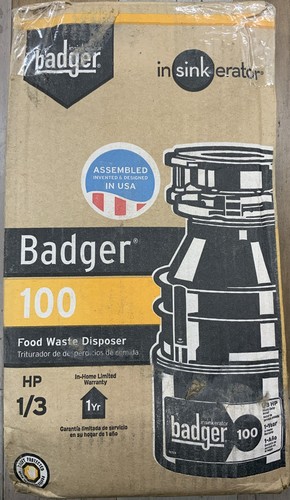 InSinkErator Badger 100 Standard Series 1/3 PS Dauerfutter Müllentsorgung