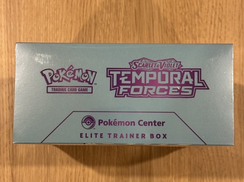 Temporal Forces Pokemon Center Elite Trainer Box ETB Walking Wakes Sealed Mint - Picture 3 of 7