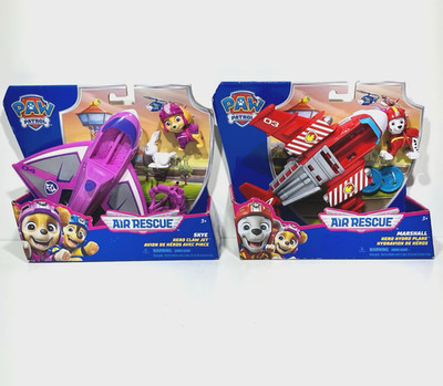 Paw Patrol Air Rescue Skye Hero Claw Jet & Marshall Hero Hydro Plane Lot  *NEW*