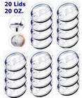 Lot of 20 - 20 oz Spill Proof Slider Lids fits Skinny / Rambler Tumblers
