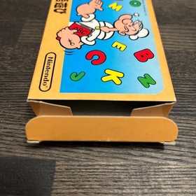 Famicom software Popeye's English play box manual English words vocabulary list