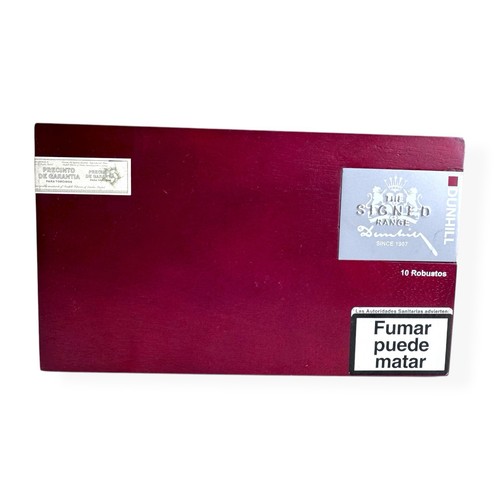 Alfred Dunhill of London Cigar Box for 10 Robusto Cigars Travel Desk Humidor - Picture 10 of 24