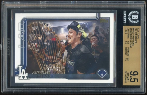 2025 Topps Golden Mirror Image Variations #400 Shohei Ohtani Dodgers BGS 9.5
