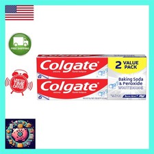 NEW Colgate Baking Soda and Peroxide Toothpaste Teeth 6 Oz Tube 2 Pack 0.67 per gallon