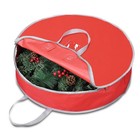 Yescom 25" Christmas Wreath Storage Bag Zipper Handle Garland Holiday Container