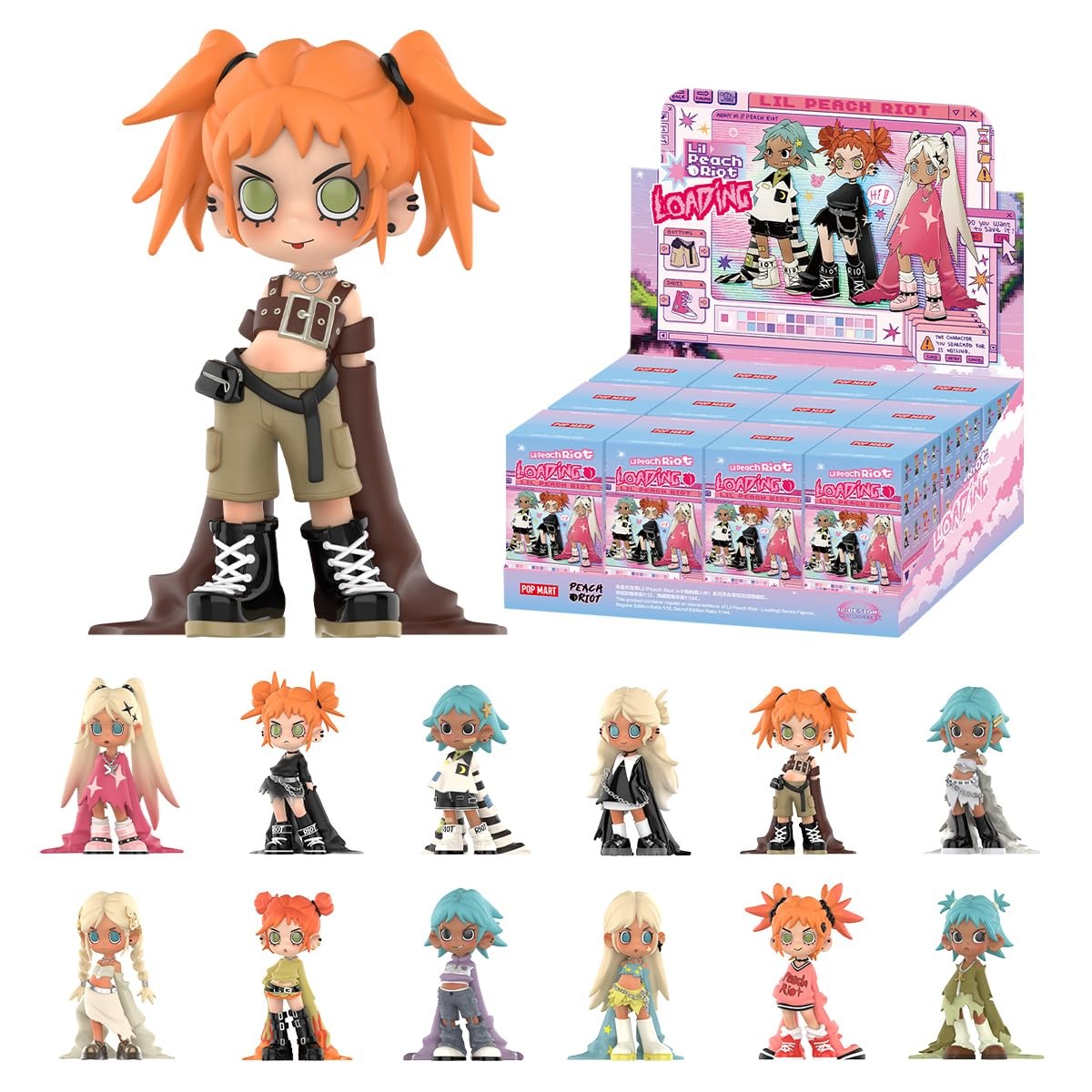 POP MART Lil Peach Riot Loading! Series [Assorted Box 12