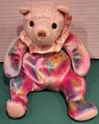 Vintage Ty Beanie Baby - October - Birthday Bear (7.5"-2001) MWMT -NEW Style A