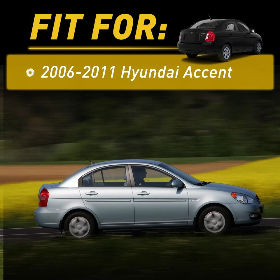 Manija de puerta exterior exterior trasera izquierda derecha para Hyundai Accent 2006-2011 Foto 2 de 4