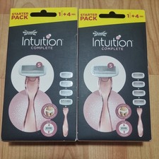 2 x Wilkinson-sword Intuition Complete Starter Pack women's razor and refills