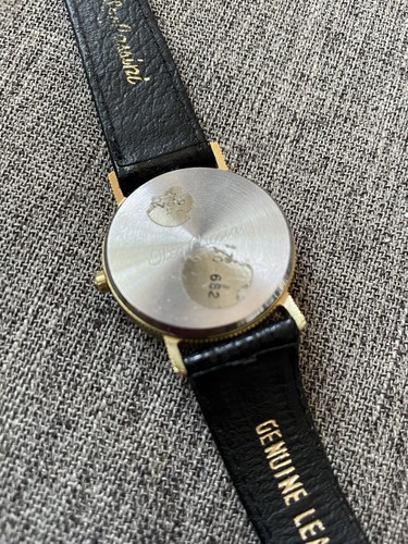 Orologio Uomo Vintage OLEG CASSINI Dieci Dollari Tono Oro Moneta Grande Sigillo Aquila Nuovo - Foto 6 di 6