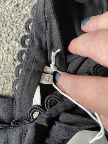 Fat Face Copper and Black Hibiscus Dress Size 12 - Picture 4 of 4