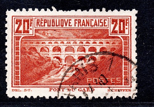 💎 COTE 500E No262B  / PONT DU GARD  DENTELE 11 / ETAT SUPERBE 💎 - Imagen 1 de 2