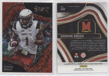 2022 Panini Select Draft Picks Field Level Red Lazer Prizm Stefon Diggs #160
