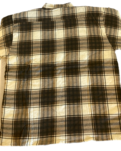 Chaqueta The Original Cascade Para Hombres Talla GRANDE Algodón con Nylon Marrón Cuadros NUEVA De Colección - Imagen 14 de 15