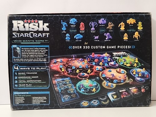 Risk Starcraft Collector's Edition Board Game 2012 Strategic Conquest - Picture 2 of 11