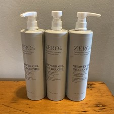 3 Bottles Gilchrist  Soames Zero SHOWER GEL, Hilton Hotels, 15oz Each