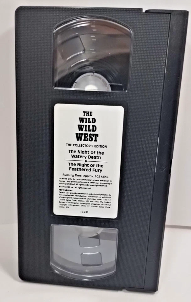 The Wild Wild West Collectors Edition VHS Night Of Watery / Night Of Feathered - Image 4 of 4