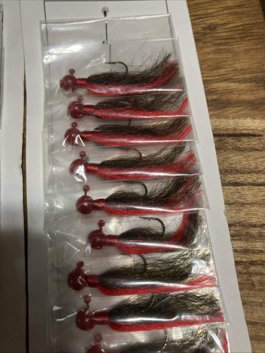 55 Hand Tied Crappie Jigs Black Lake Tackle LA Chester Fredricks 1/16 1/32 Asst - Picture 13 of 13