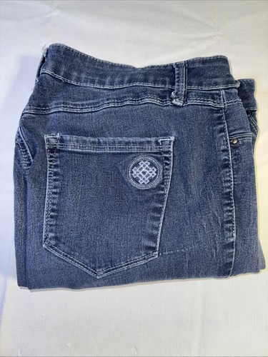 Laurie Felt Silky Ankle Skinny Jeans with Vital Stretch Technology Blue Medium - Picture 13 of 13