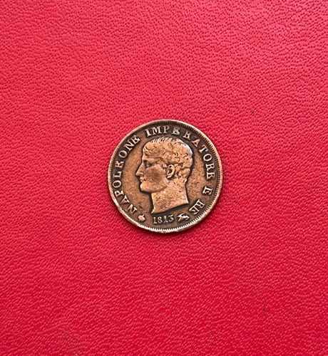 Belle monnaie de 1 Centesimo 1813 M, Napoleone Imperator, regno d'Italia - Imagen 1 de 2