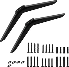 Rimous TV Stand Legs for TCL Roku TV 28–65in, Replacement Base Feet with Screws