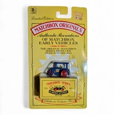 MATCHBOX ORIGINALS #1 Blue Aveling Barford Road Roller Collectible Limited Ed