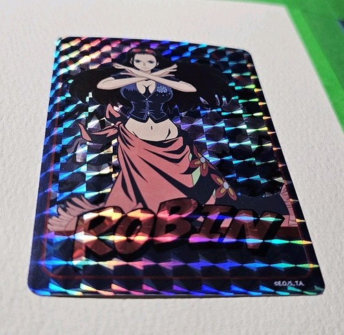 One Piece Holographic Trading Sticker ROBIN - 2A8 Japanese Anime Holo  - Bild 2 von 2