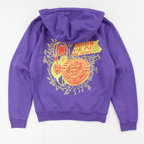Sudadera con capucha púrpura Brain Dead x Them Shred Technology para hombre XS PRECIO DE VENTA SUGERIDO POR EL FABRICANTE 150 - Imagen 3 de 8