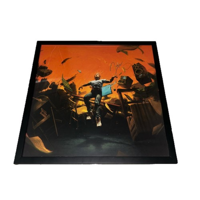 #ad LOGIC SIGNED NO PRESSURE ALBUM POSTER 18x18 BOBBY TARANTINO UNDER JSA COA $299.99