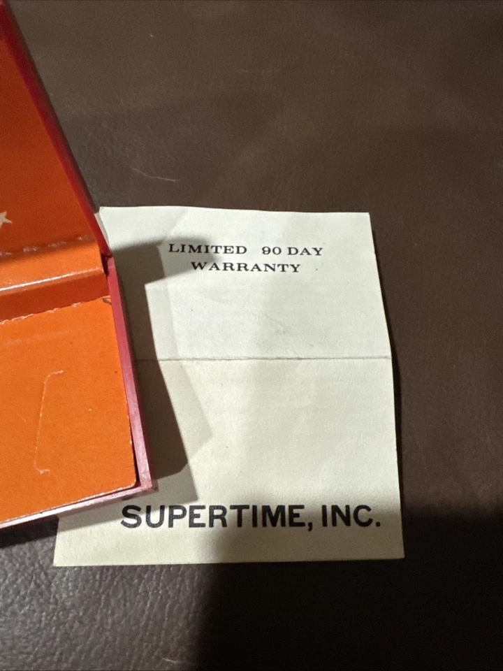 🕷️RELOJ DE CUERDA DABS INCREÍBLE SPIDERMAN 1977 NOS Foto 2 de 4